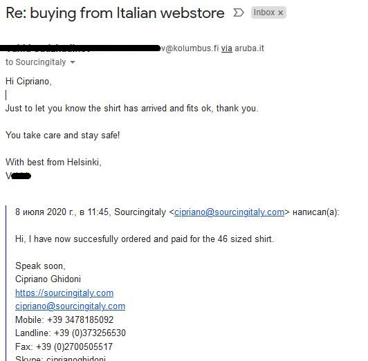 Storage Parcel Italy 238